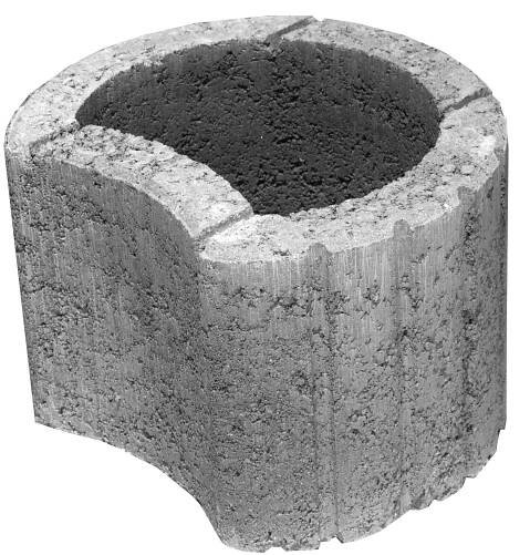 Beton Hronek Svahová tvarovka S2 beton; šedá; 245 × 300 × 210 mm