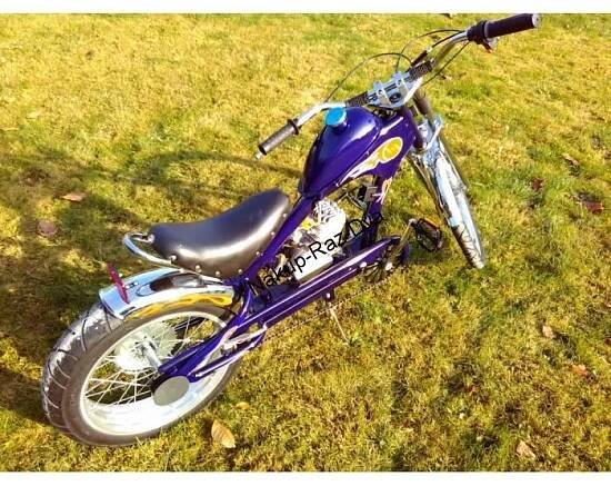 Moto kolo - motorové kolo Chopper 80cc red