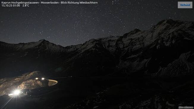 Kaprun Hochgebirgsstauseen - Mooserboden - Blick Richtung Wiesbachhorn - Foto-Webcam.eu