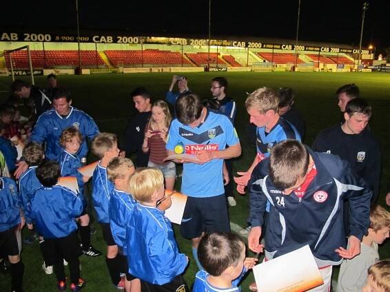 Shelbourne FC visit 2012 | Grange Woodbine Football Club