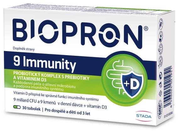 Walmark Biopron9 Immunity s vitaminem D3 30tob