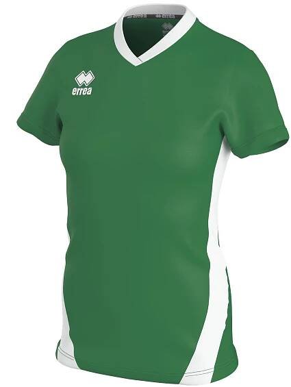 Errea Brigit Shirt S/S Ad Green White - XL