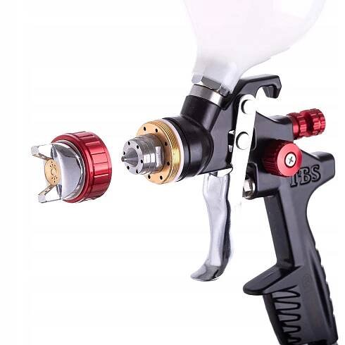 Lakovací pistole LVLP pro malování Tryska 1,7 mm 2-2,3 bar Malířská 600 ml - Allegro