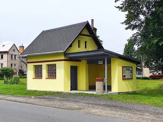Fotografie - autobusová zastávka, Bílá Voda - 14.06.2024