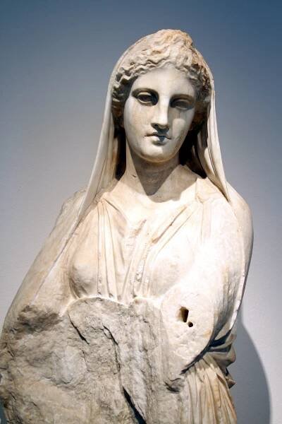 Fragment from the tomb of Nikarete