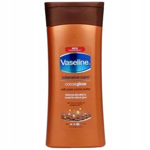 Vaseline Cocoa Radiant balzám s kakaovým máslem a vazelínou 400 ml