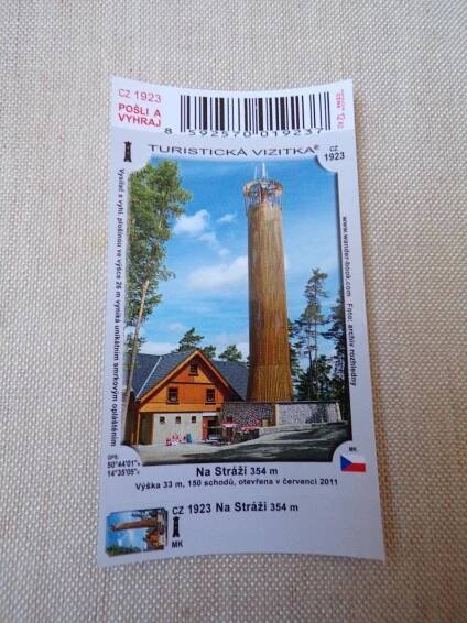 Turistická vizitka 1823 - Na Stráži 354m