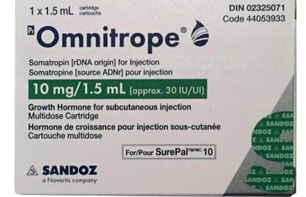 Omnitrope 10 mg 30IU Sandonz Pharmaceutical