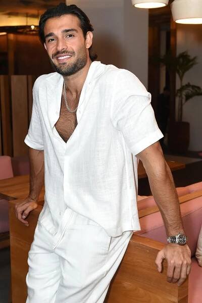 Sam Asghari attends the Grand Opening Weekend at The Tryst Puerto Vallarta: Opening Night Party at The Tryst Puerto Vallarta on April 25, 2025 in Puerto Vallarta, Mexico. 