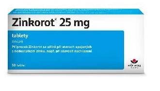 Zinkorot 25 mg 50 tablet