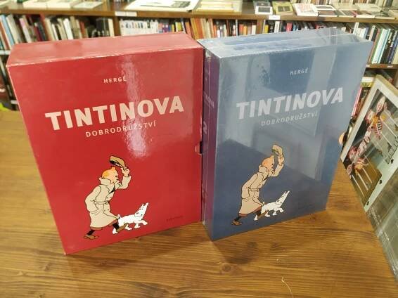 Tintinova dobrodružství 1-24 - Antikvariát Radhošť