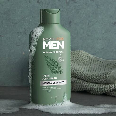 Šampon na vlasy a tělo North For Men Sensitive Protect