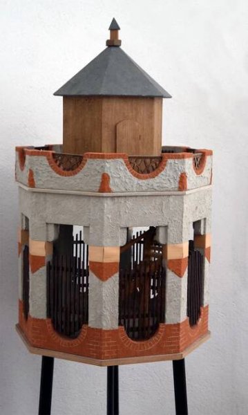 Modell der alten Camera Obscura in Hainichen
