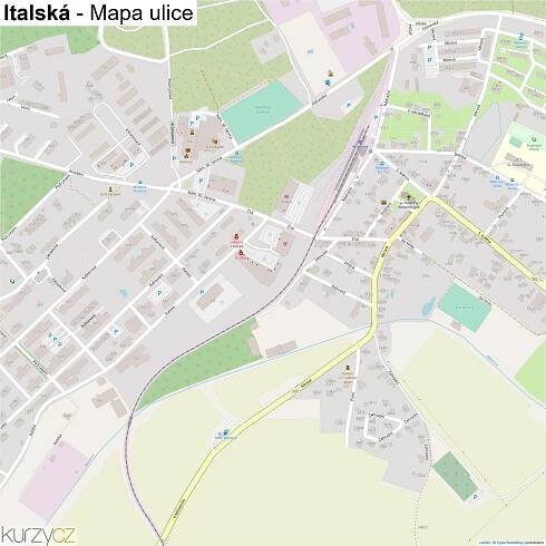 Italská - mapy | Kurzy.cz