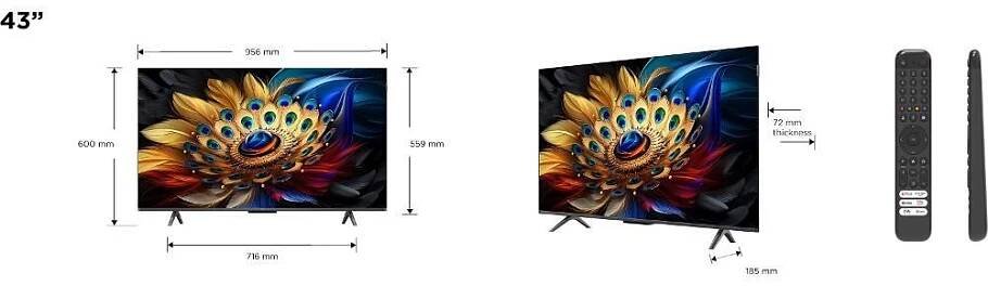 43P69B Direct LED TV TCL