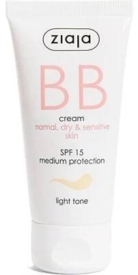 Ziaja BB krém pro normální suchou a citlivou pleť SPF 15 Light Tone BB Cream 50 ml od 105 Kč - Heureka.cz