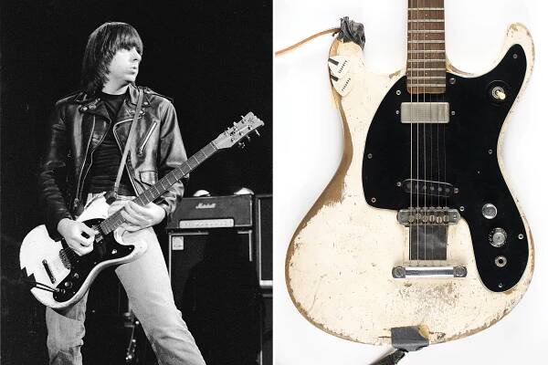 Johnny Ramone's Famed Mosrite Guitar Up for Auction