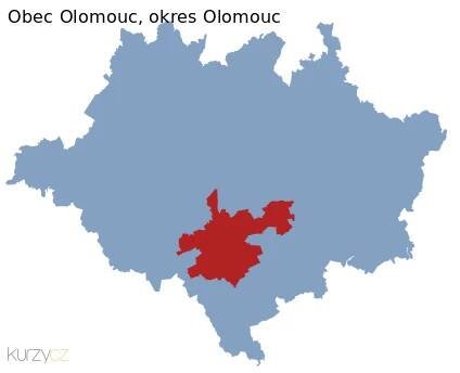 Olomouc v okrese Olomouc