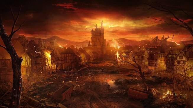 A journey to the gates of Hell Wallpaper