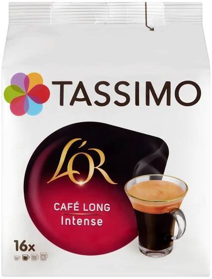 Obrázek produktu pro Tassimo L'Or Café Long Intense mletá káva 128 G (16 kapslí)