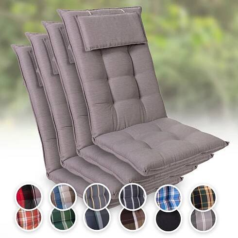 Kde koupit  Blumfeldt Sylt, čalouněná podložka, podložka na židli, podložka na výše polohovací křeslo, polštář, polyester, 50 × 120 × 9 cm, 4 x čalounění – nákup online
