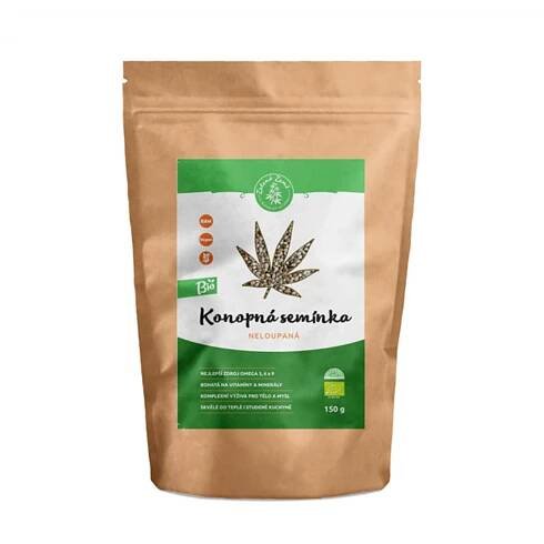 Neloupané konopné semínko, BIO kvalita