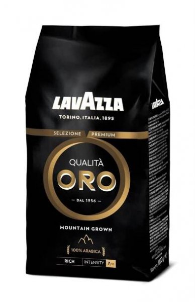 Káva zrnková Qualita Oro Mountain Grown Lavazza