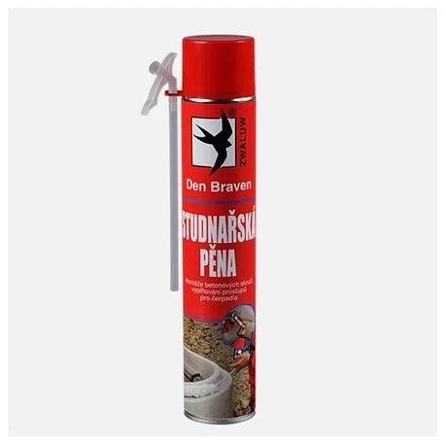 Den Braven trubičková studnařská montážní pěna, 750 ml