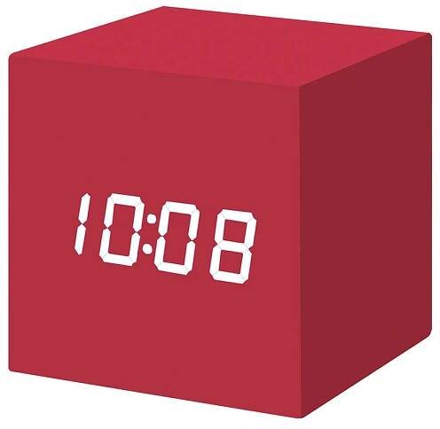 MoMA Cube LED Click Alarm Clock