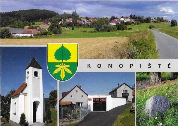 Konopiště  (okr. Prachatice)  - Pohlednice místopis