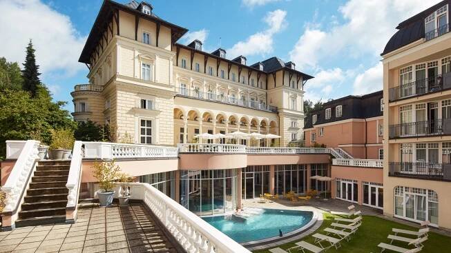 Fotka: Falkensteiner Spa Resort v Mariánských Lázních nabízí sauny i procedury