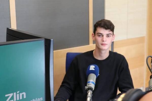 Josef Trojan ve studiu Českého rozhlasu Zlín,  Zlín Film Fest 2020 | foto: Tomáš Fránek,  Český rozhlas