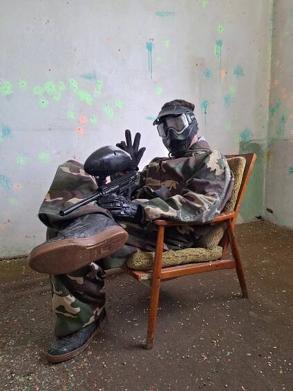 Vstup do vnitřního paintballového hřiště, Choceň, Proseč, Paintball Proseč