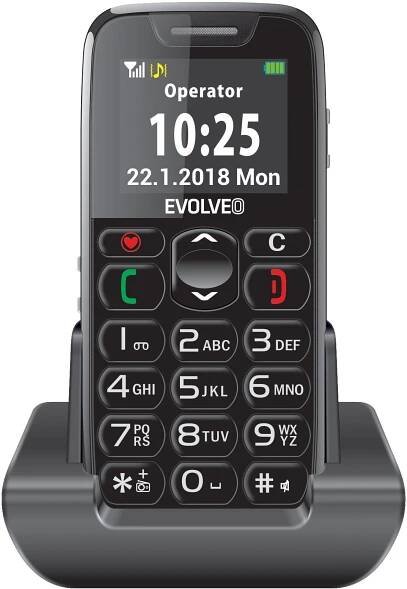 Pohled na telefon zepředu