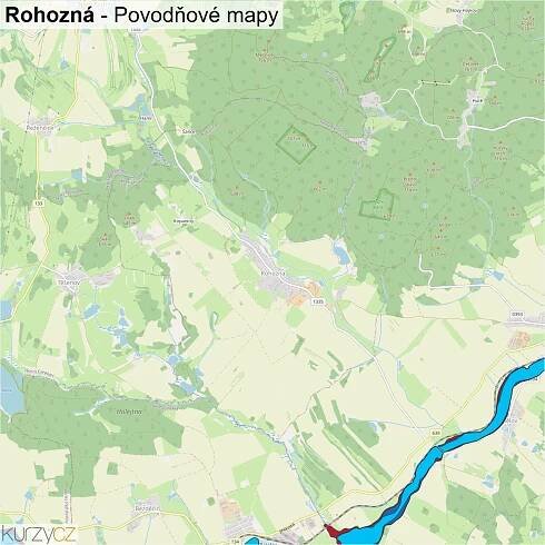 Rohozná - mapy | Kurzy.cz