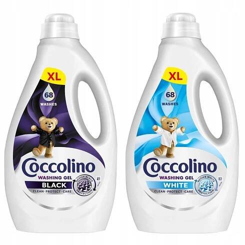 GEL NA PRANÍ TEKUTÝ NA PRANÍ TKANIN COCCOLINO CARE 128 PRANÍ MIX 2x2,72L