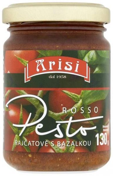 Arisi Bazalkové pesto s rajčaty 130 g 130g - FITBOY.cz