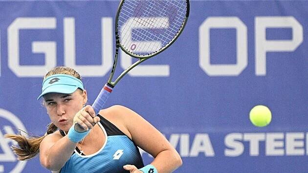 Ruská tenistka Anna Blinkovová na turnaji Livesport Prague Open