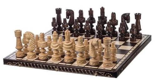 Dřevěné šachy 82 x 82 cm