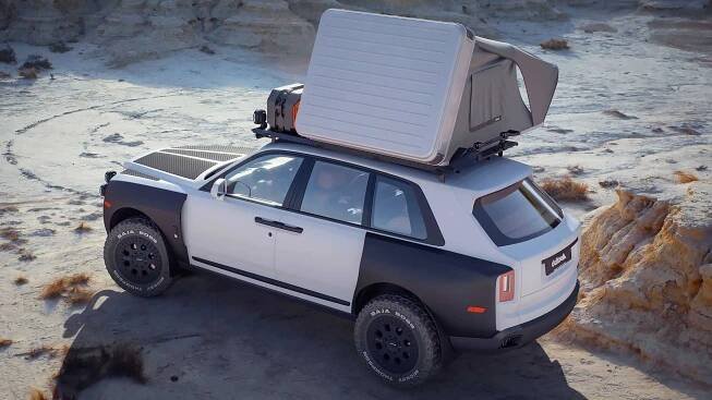 Obytný Rolls-Royce Cullinan je dost možná ten nejluxusnější pojízdný stan