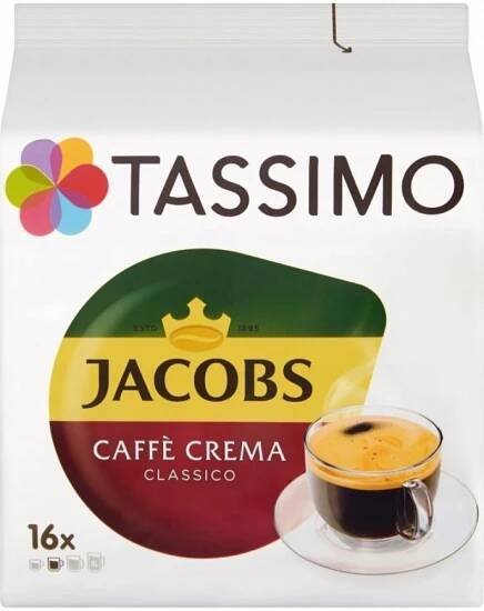 Tassimo Jacobs Krönung Café Crema Classico 16 ks