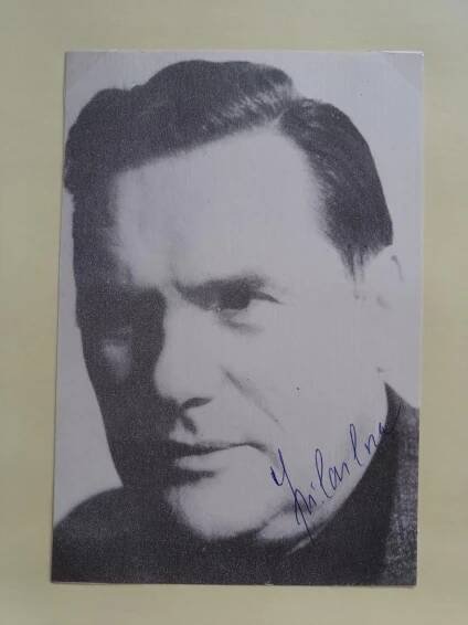 Podpis, autogram FRANTIŠEK DIBARBORA, herec - Ostatní sběratelské předměty