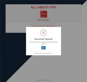 Add Expiry Date to PDF — All About PDF - Your PDF Toolkit