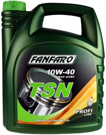 MOTOROVÉ OLEJE | FANFARO TSN 10W-40 5L | SOTAOIL.cz - Specialista na oleje a maziva