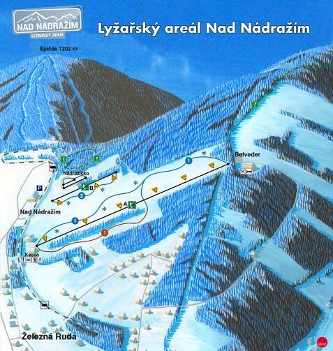 Středisko – Železná Ruda – Nádraží –Šumava –SkiArena