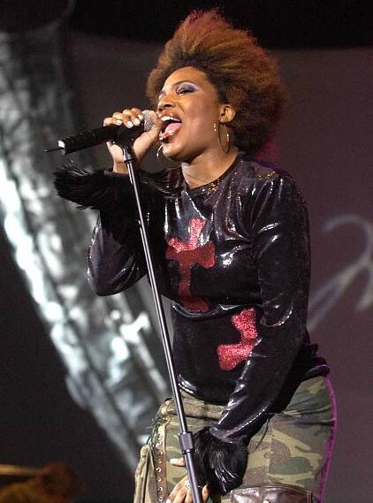 Macy Gray during Macy's and American Express Passport '01 - 20 Years of Aids, 20 Years of Hope at Barker Hanger in Santa Monica,