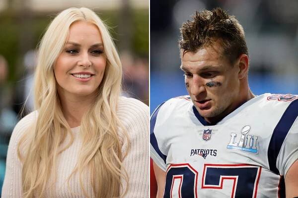 Lindsey Vonn and Rob Gronkowski