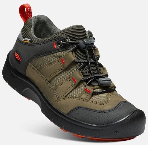 Dětské boty Keen Hikeport WP martiny olive/pureed pumpkin - Promaledobrodruhy.cz