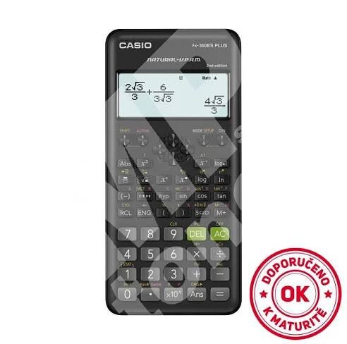 Školní kalkulačka Casio FX 350 ES PLUS 2E, k maturitě