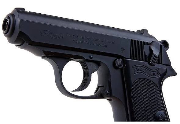 Airsoft Anareus - Maruzen GBB plynová pistole Walther PPK/S (plastový